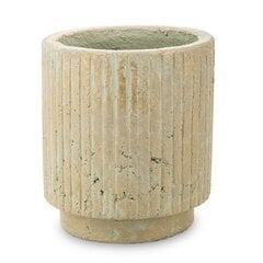 Keraamiline pott, 15 x 17(H) cm, roheline/kuldne цена и информация | Вазоны | kaup24.ee
