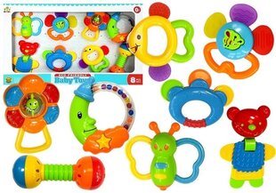 Värviliste helinate ja hammaste komplekt, 8 tükki hind ja info | Imikute mänguasjad | kaup24.ee