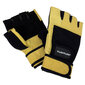 Treeningkindad Tunturi Fitness Gloves High Impact, suurus L, kollane/must hind ja info | Jõusaali kindad | kaup24.ee