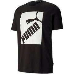 Spordisärk meestele Puma Big Logo Tee M 581386 01, must hind ja info | Meeste spordiriided | kaup24.ee