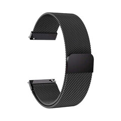 Milanese Loop 20mm – Must hind ja info | Nutikellade ja nutivõrude tarvikud | kaup24.ee