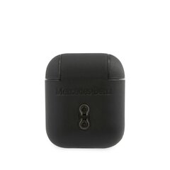 MEA2CSLBK Mercedes Leather Case for AirPods 1/2 Black hind ja info | Kõrvaklapid | kaup24.ee