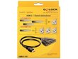 Delock Jaotur 3 seadmele (3xHDMI) Kahesuunaline hind ja info | USB jagajad, adapterid | kaup24.ee