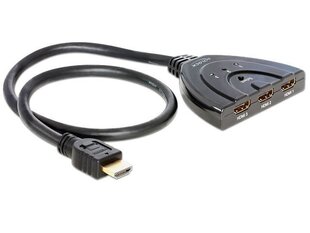 Разветвитель на 3 устройства Delock, 3xHDMI, двунаправленный цена и информация | Delock Компьютерная техника | kaup24.ee