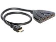 Delock Jaotur 3 seadmele (3xHDMI) Kahesuunaline hind ja info | USB jagajad, adapterid | kaup24.ee