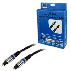 Высококачественный аудиокабель LogiLink Toslink 1.5 цена и информация | Кабели и провода | kaup24.ee