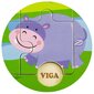 VIGA Handy Wooden Puzzle Wild Animals Safari ZOO 9 eset hind ja info | Imikute mänguasjad | kaup24.ee