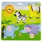 VIGA Handy Wooden Puzzle Wild Animals Safari ZOO 9 eset hind ja info | Imikute mänguasjad | kaup24.ee