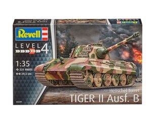 Немецкий тяжелый танк Revell Турель Tiger II Henschel цена и информация | Конструкторы и кубики | kaup24.ee