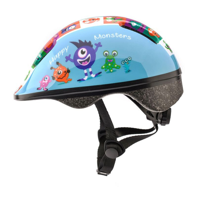Reguliuojamas vaikiškas dviratininko šalmas Meteor Happy Monsters KS06, mėlynas hind ja info | Kiivrid | kaup24.ee