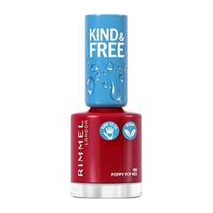 Лак для ногтей Rimmel London Kind y Bezmaksas 156-Magoņu sarka цена и информация | Лаки для ногтей, укрепители для ногтей | kaup24.ee