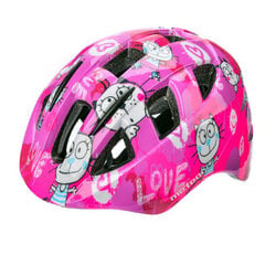 Детский велосипедный шлем Meteor PNY11 Cats, розовый цена и информация | Шлемы | kaup24.ee