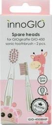Asendushambaharjapead InnoGIO GIOGiraffe, GIO-450BHP, roosa hind ja info | Elektriliste hambaharjade otsikud | kaup24.ee