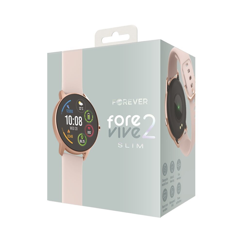 Forever ForeVive 2 Slim SB-325 Rose Gold hind ja info | Nutikellad (smartwatch) | kaup24.ee