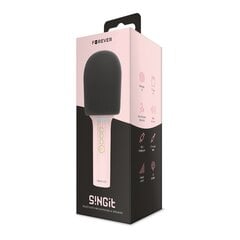 Forever Bluetooth microphone with speaker BMS-500 pink цена и информация | Микрофоны | kaup24.ee