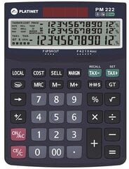 3-х строчный калькулятор Platinet PM222TE цена и информация | Канцелярские товары | kaup24.ee