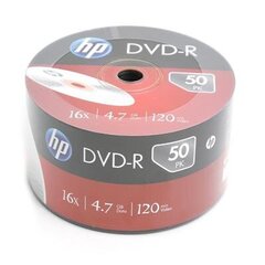 DVD-R plaadid HP, 4.7GB 16X SP 50 hind ja info | Vinüülplaadid, CD, DVD | kaup24.ee