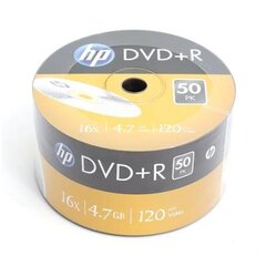 DVD-R plaadid HP, 4.7GB 16X SP*50 hind ja info | Vinüülplaadid, CD, DVD | kaup24.ee