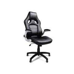 Офисный стул из искусственной кожи черного цвета SONGMICS OBG62B цена и информация | Офисные кресла | kaup24.ee