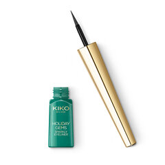 Sädelev silmapliiats Kiko Milano Holiday Gems Sparkly Eyeliner, 03 Twinkling Black hind ja info | Ripsmetušid, lauvärvid, silmapliiatsid, seerumid | kaup24.ee