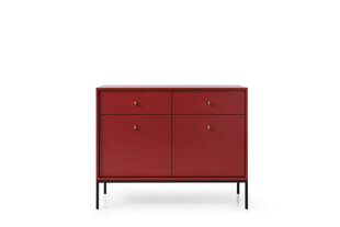 Комод AKL Furniture Mono MKSZ104, красный цена и информация | Комоды | kaup24.ee