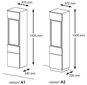 Kapp Aura Vitrine 1DS 150 hind ja info | Kummutid | kaup24.ee