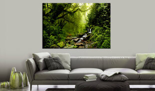 Pilt - Waterfall in the Forest 120x80 cm hind ja info | Seinapildid | kaup24.ee