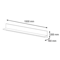 Riiul Aura Shelf 150 DA hind ja info | Riiulid | kaup24.ee