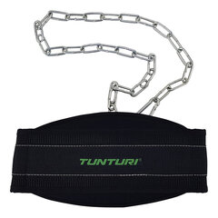 Пояс для силовых тренировок Tunturi EVA Dipping Belt, 190x15x1.5 см цена и информация | Гантели, гири, штанги | kaup24.ee