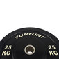 Tunturi Bumper ketas 25 kg must hind ja info | Hantlid, kangid, raskused | kaup24.ee