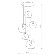 Подвесной светильник Nowodvorski Vetro V 7642 цена и информация | Потолочный светильник, 38 x 38 x 24 см | kaup24.ee