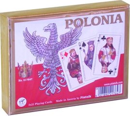 Piatnik Kaardid Polonia 2 pakki hind ja info | Lauamängud ja mõistatused | kaup24.ee