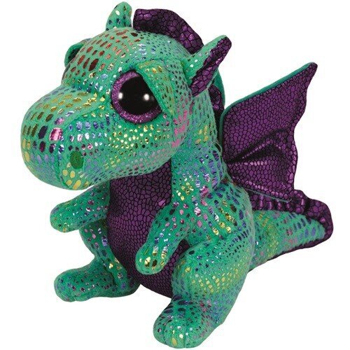 Meteor Maskott TY Beanie Boos Cinder - Roheline draakon, 24 cm цена и информация | Imikute mänguasjad | kaup24.ee