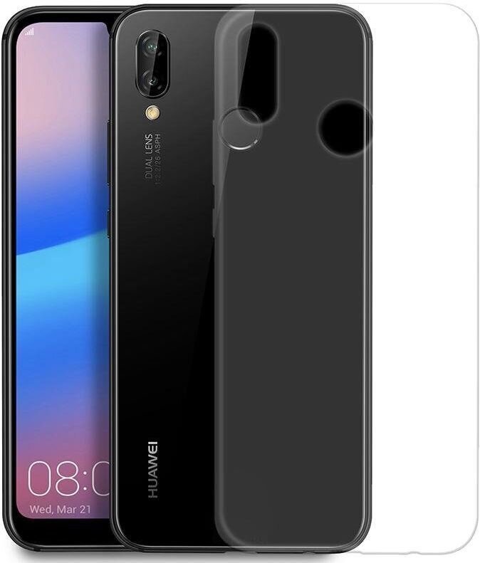 PURO läbipaistev kate – ümbris Huawei P20 Lite jaoks (läbipaistev) hind ja info | Telefoni kaaned, ümbrised | kaup24.ee