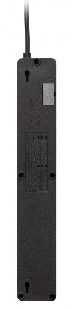 Lestar Ülepingekaitse ZX 510, 1L, 5,0 m, must hind ja info | Pikendusjuhtmed, kaablid | kaup24.ee
