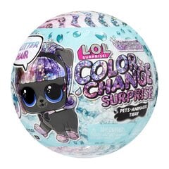 Värvimuutev lemmikloom sädeleva karvaga L.O.L. Surprise! - Glitter Color Change Pets kaina ir informacija | Tüdrukute mänguasjad | kaup24.ee
