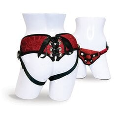 Sportsheets - red lace corsette strap-on цена и информация | Фаллоимитаторы | kaup24.ee