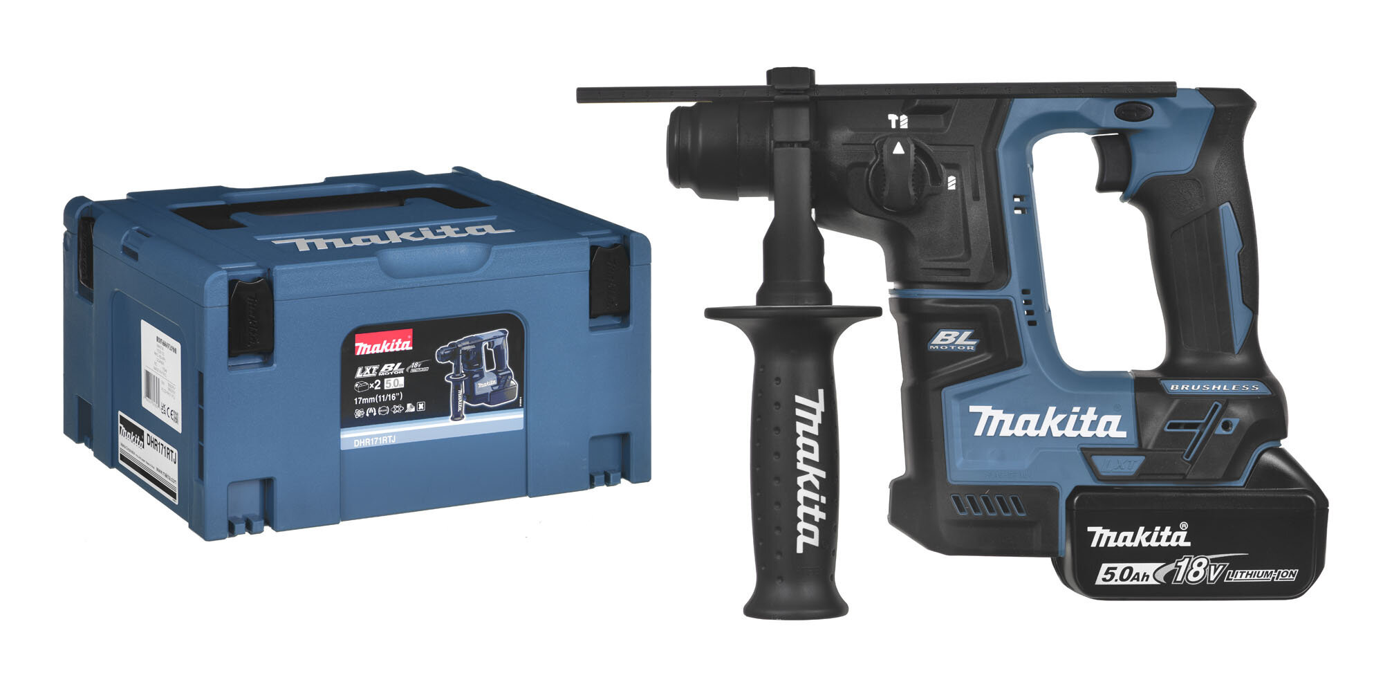 Makita DHR171RTJ rotary hammer hind ja info | Akutrellid, kruvikeerajad | kaup24.ee