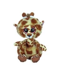 Плюшевая игрушка TY Beanie Boos Giraffe Gertite 15 см цена и информация | Drewniana Wieża Piramida Kura Nakładanie Kolorowych Kwadratów LD-15 15276 | kaup24.ee