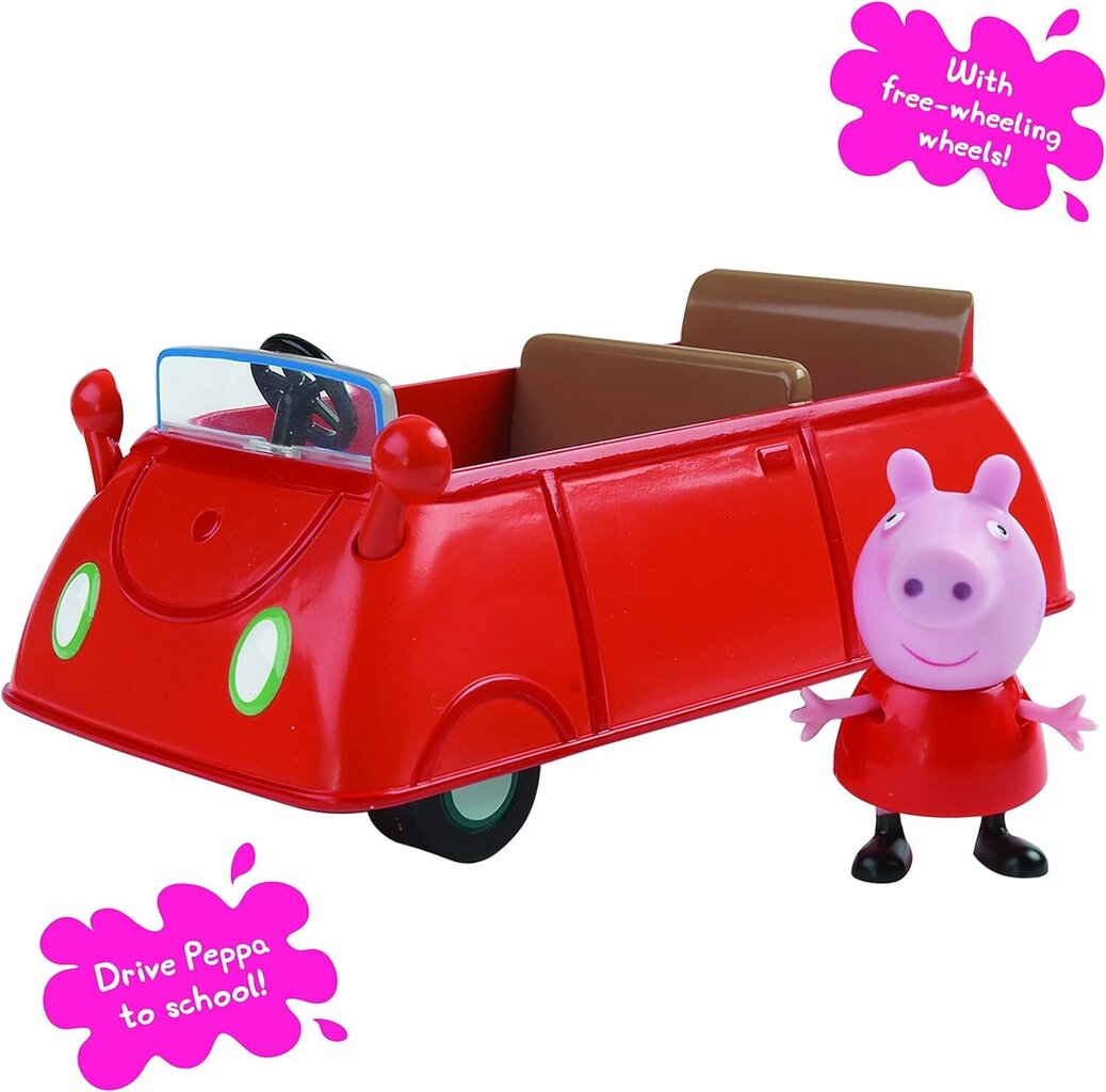 Tm Toys Figuuriga komplekt Peppa Pig Car II hind ja info | Arendavad mänguasjad | kaup24.ee