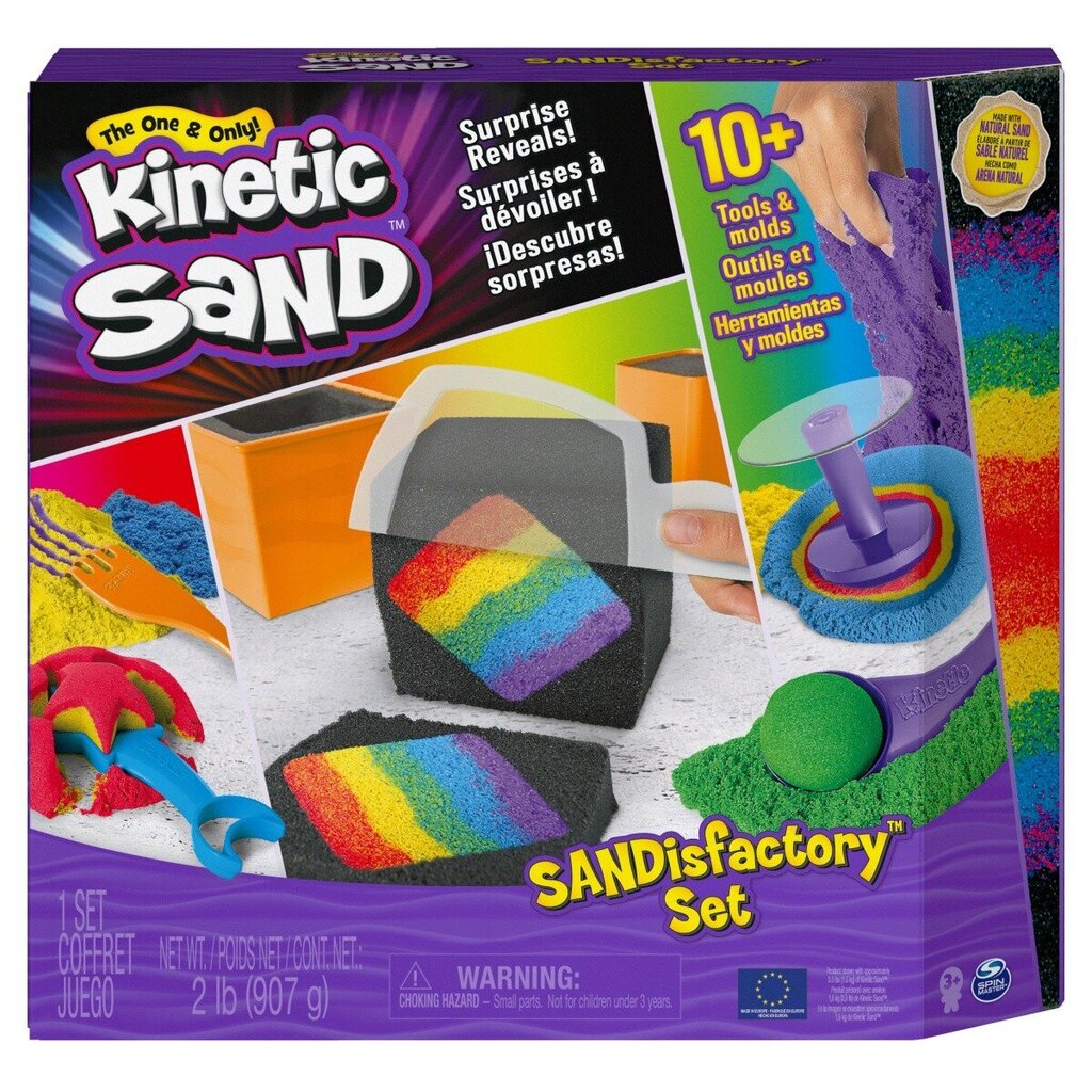 Spin Master Määra Kinetic Sand Sand Sandi tehas hind ja info | Arendavad mänguasjad | kaup24.ee