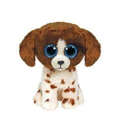 Meteor Pehme mänguasi Ty Beanie Boos Dog pruun-valge - Muddles 15 cm hind ja info | Imikute mänguasjad | kaup24.ee