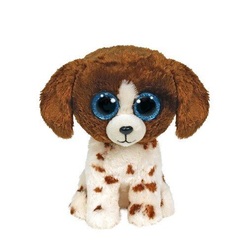 Meteor Pehme mänguasi Ty Beanie Boos Dog pruun-valge - Muddles 15 cm цена и информация | Imikute mänguasjad | kaup24.ee