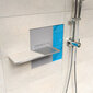 Ristkülikukujuline vannitoa riiul, roostevaba teras, 115 mm x 300 mm hind ja info | Vannitoa sisustuselemendid ja aksessuaarid | kaup24.ee