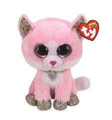Meteor Ty the Cat roosa maskott - Fiona 15 cm hind ja info | Imikute mänguasjad | kaup24.ee