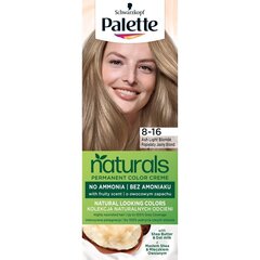 Puuviljalõhnaline juuksevärv sheavõi ja kaerapiimaga 8-16 Ash Light Blonde Palette Naturals Permanent Color Creme цена и информация | Краска для волос | kaup24.ee