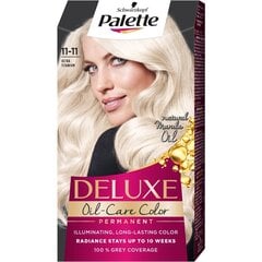 Juuksevärv õlidega Palette Deluxe Oil-Care 11-11 Blond Ultra Titanium цена и информация | Краска для волос | kaup24.ee