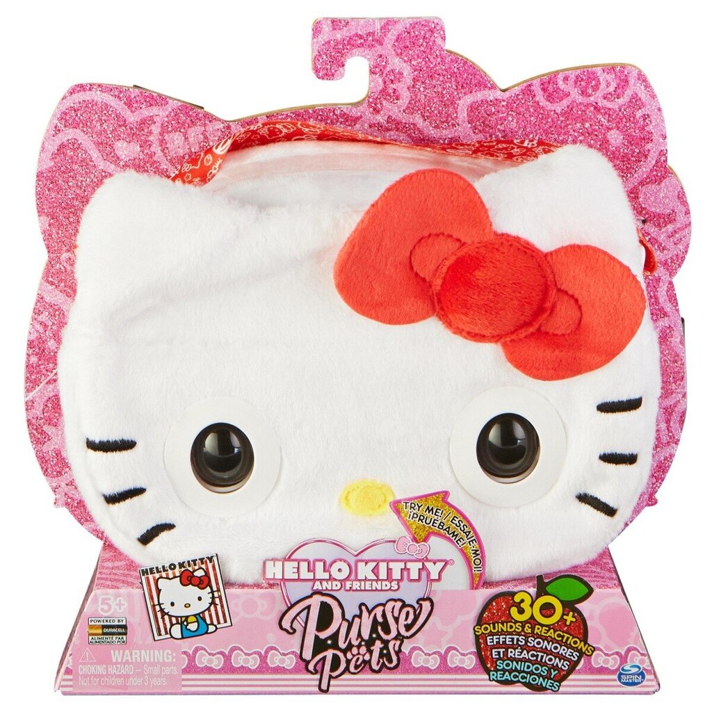 Interaktiivne kott Sanrio Purse Pets Hello Kitty hind ja info | Tüdrukute mänguasjad | kaup24.ee