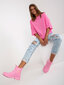 Naiste roosa vabaaja pluus hind ja info | Naiste pluusid, särgid | kaup24.ee