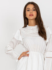 Naiste valge satsiga kleit hind ja info | Kleidid | kaup24.ee